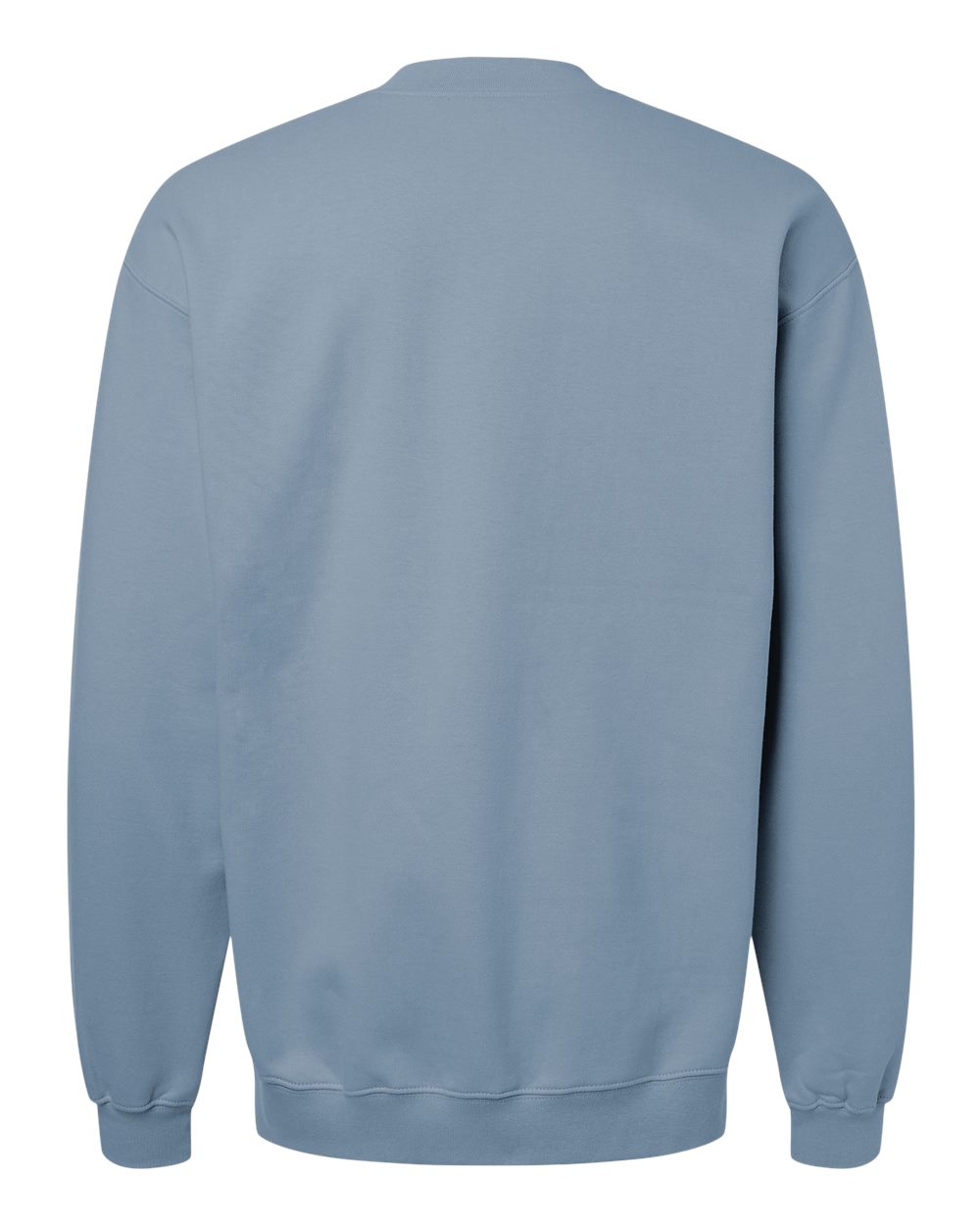 Gildan SF008 Unisex Softstyle® Midweight Quarter-Zip Sweatshirt in Stone Blue, back