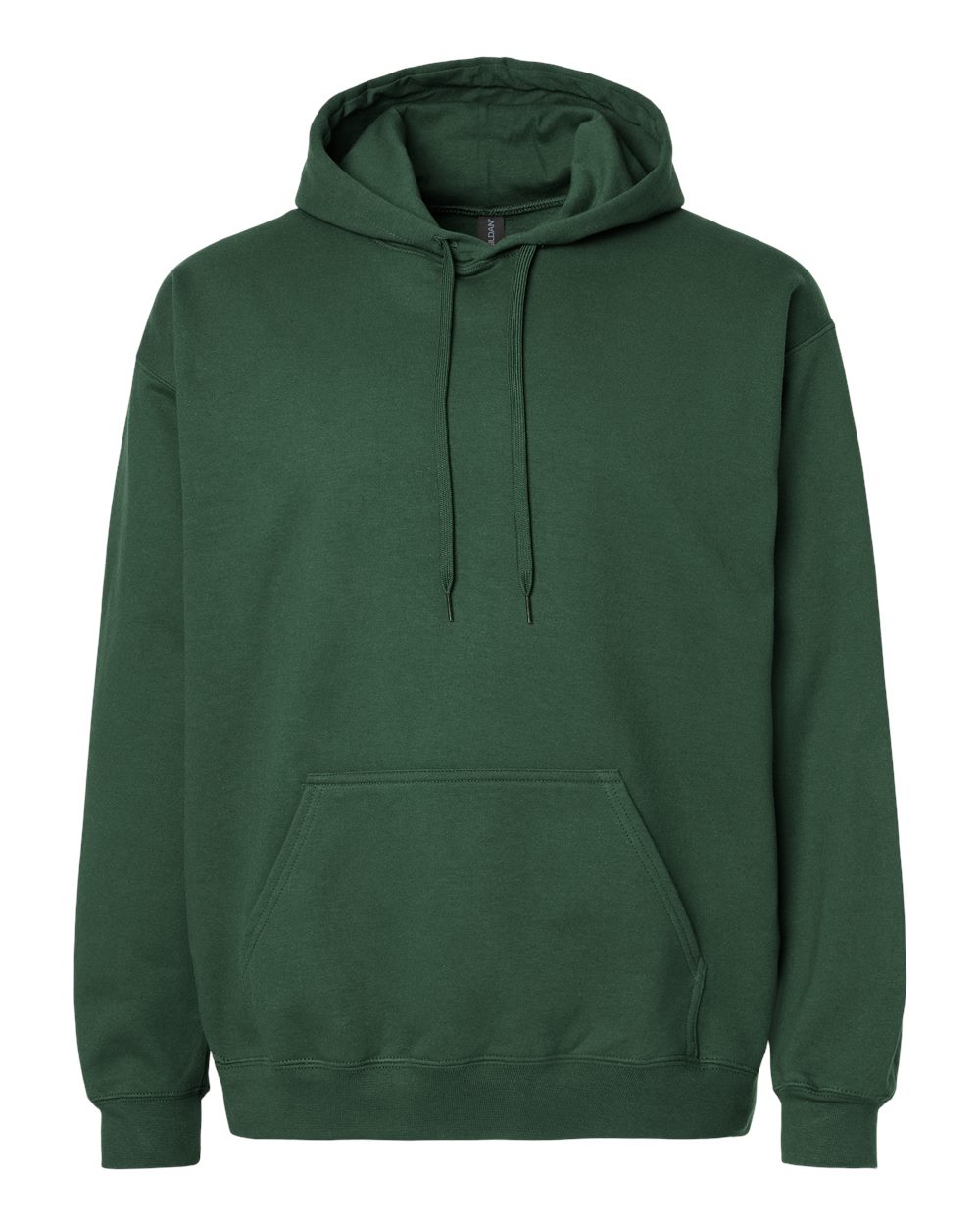 Gildan SF500 Unisex Softstyle® Midweight Hooded Sweatshirt in Forest Green