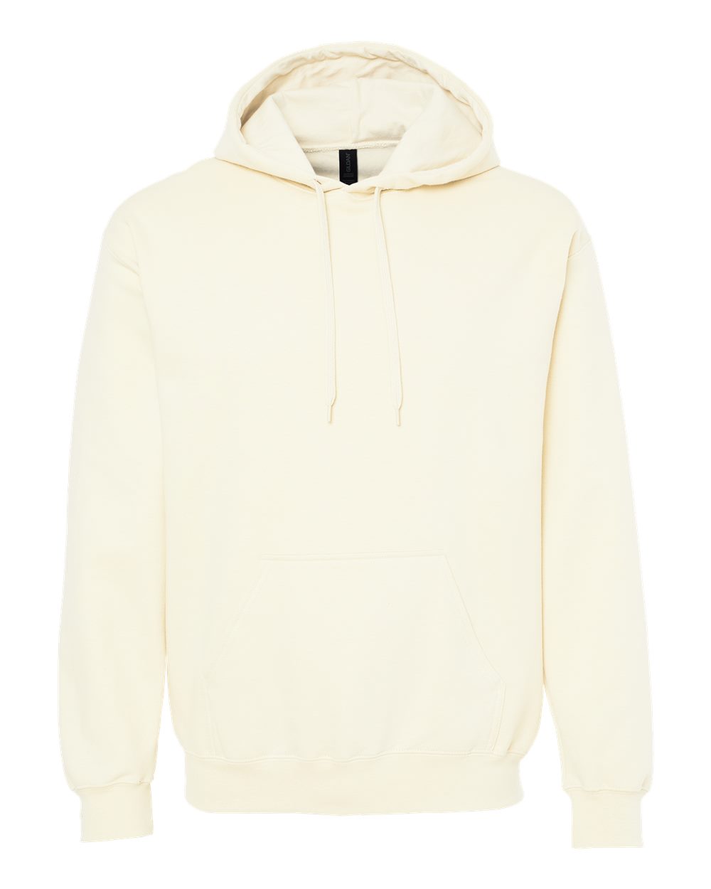 Gildan SF500 Unisex Softstyle® Midweight Hooded Sweatshirt in Off White