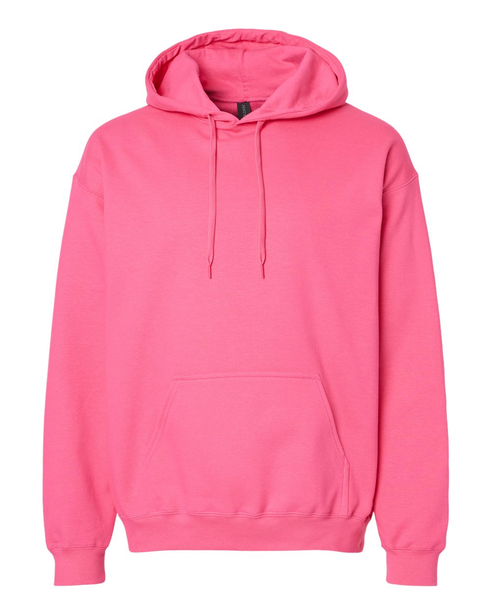 Gildan SF500 Unisex Softstyle® Midweight Hooded Sweatshirt in Pink Lemonade
