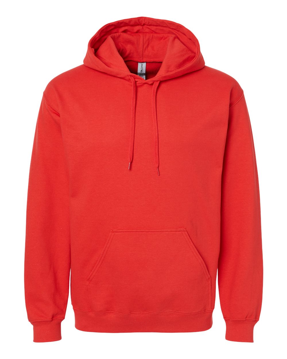 Gildan SF500 Unisex Softstyle® Midweight Hooded Sweatshirt in Red