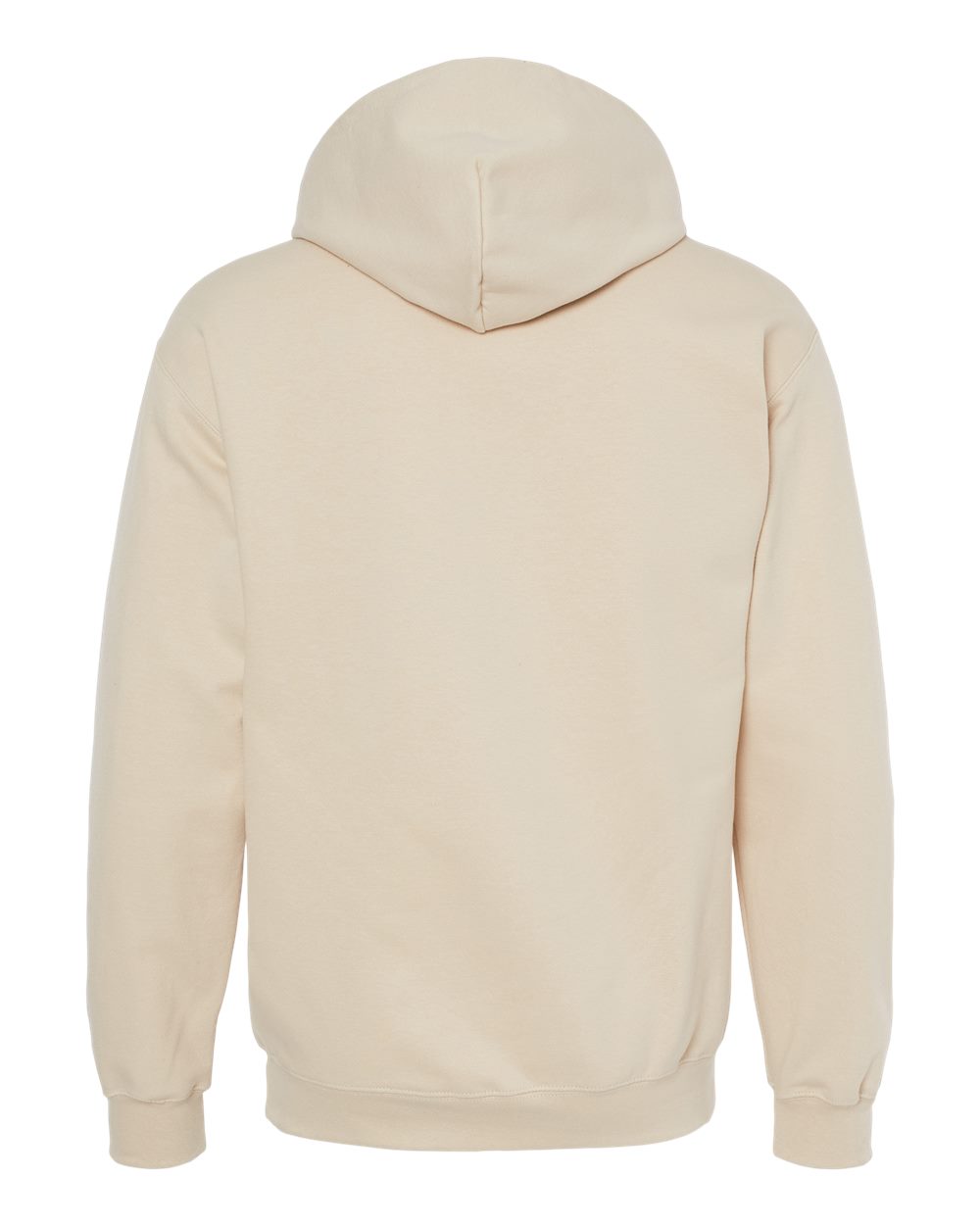 Gildan SF500 Unisex Softstyle® Midweight Hooded Sweatshirt in Sand, back