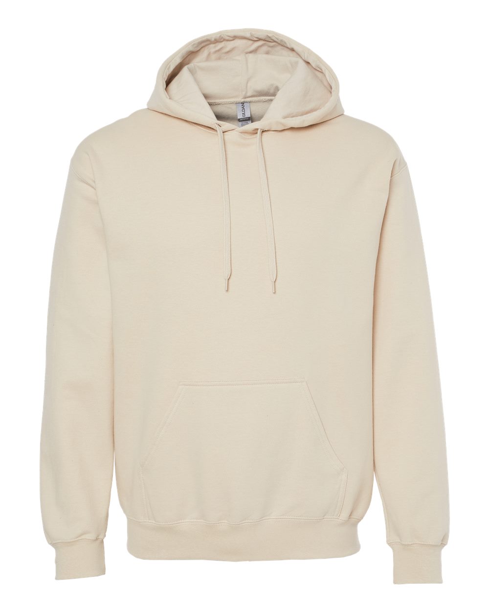 Gildan SF500 Unisex Softstyle® Midweight Hooded Sweatshirt in Sand