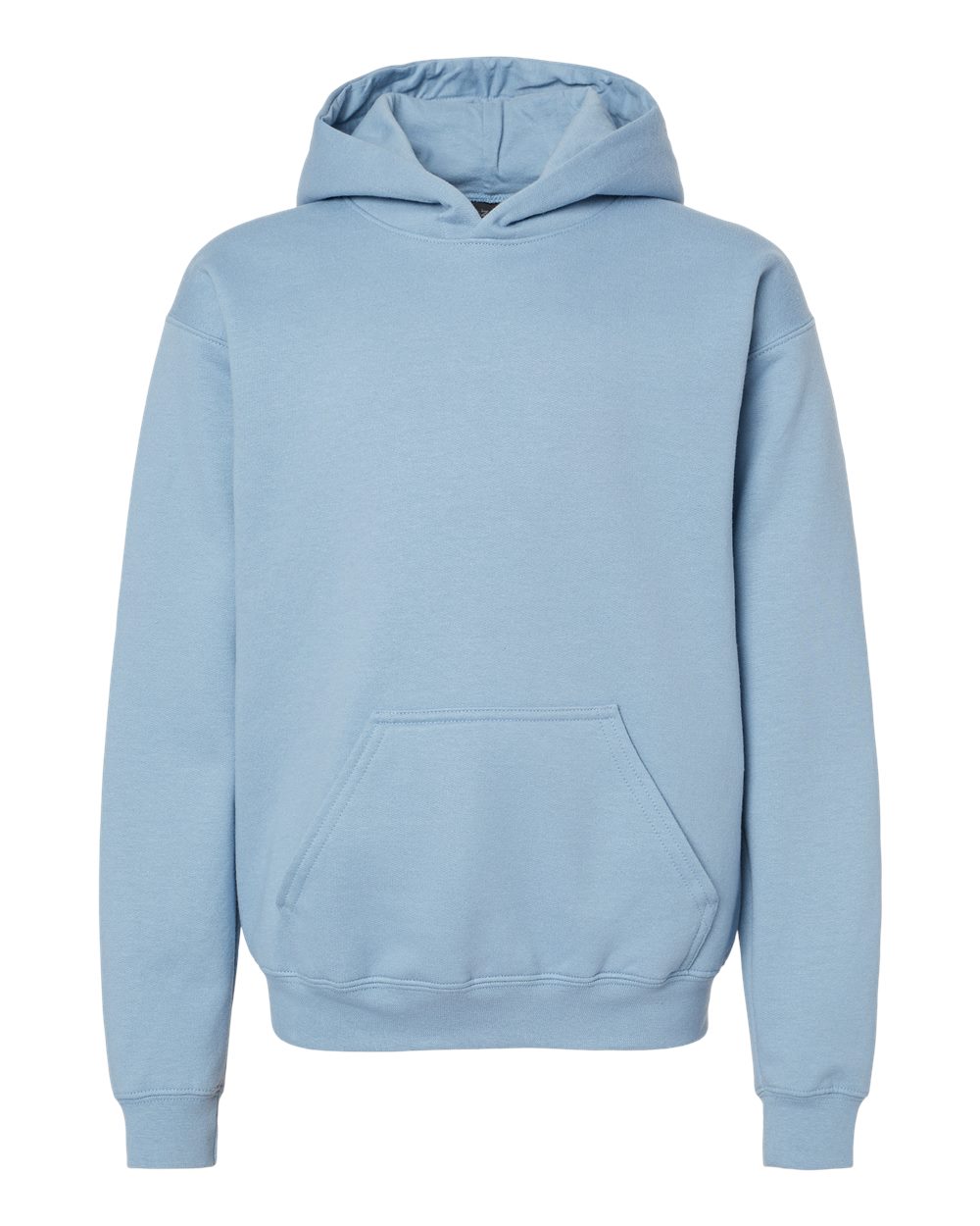 Gildan SF500B Youth Softstyle® Midweight Hooded Sweatshirt in Stone Blue