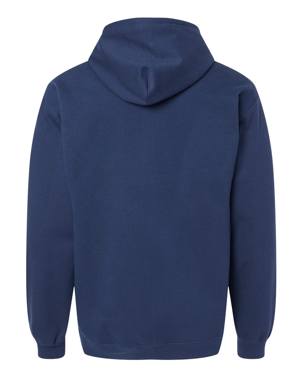 Gildan SF600 Unisex Softstyle® Midweight Full-Zip Hooded Sweatshirt in Navy, back