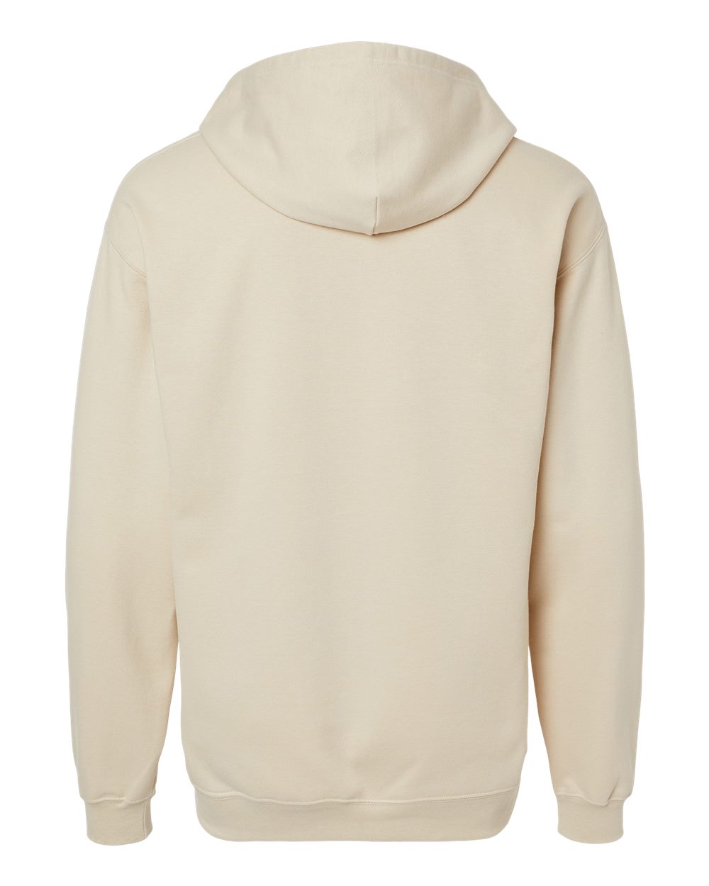 Gildan SF600 Unisex Softstyle® Midweight Full-Zip Hooded Sweatshirt in Sand, back