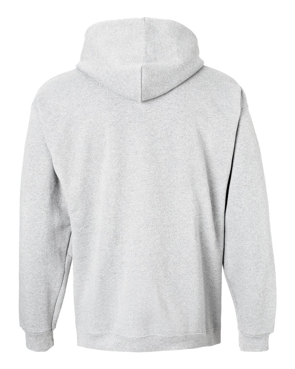 Hanes F170 Unisex Ultimate Cotton® Hooded Sweatshirt in Ash, back
