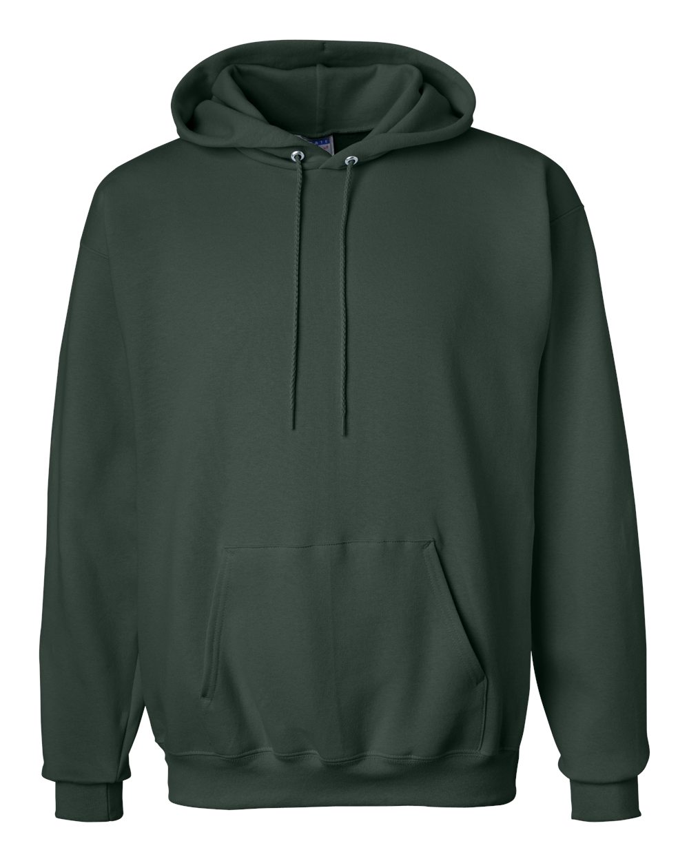 Hanes F170 Unisex Ultimate Cotton® Hooded Sweatshirt in Deep Forest