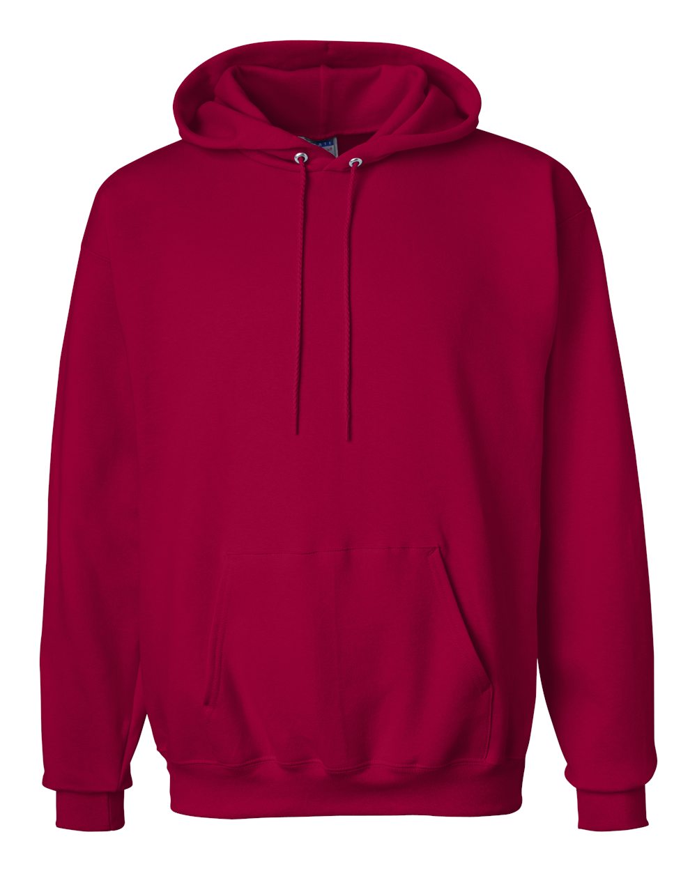 Hanes F170 Unisex Ultimate Cotton® Hooded Sweatshirt in Deep Red