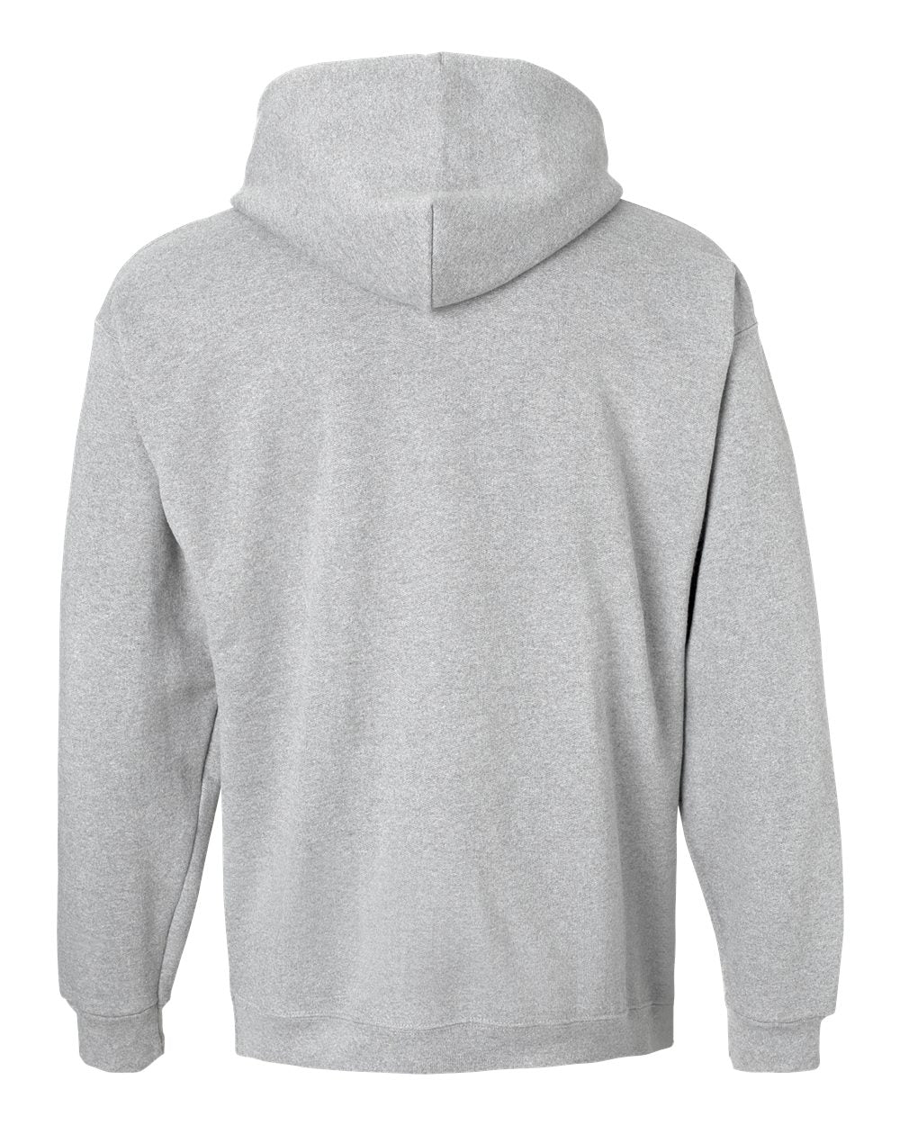 Hanes F170 Unisex Ultimate Cotton® Hooded Sweatshirt in Light Steel, back