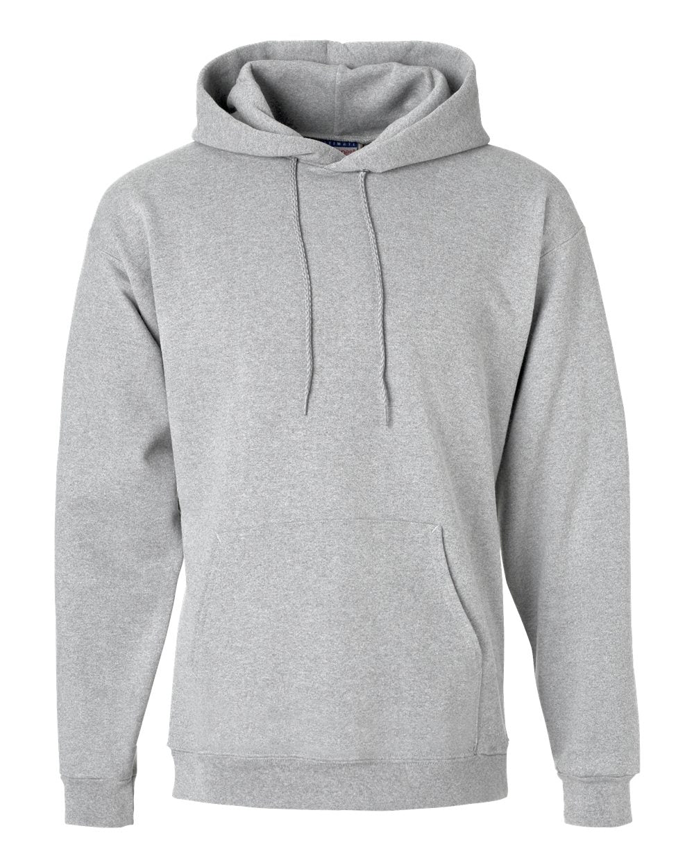 Hanes F170 Unisex Ultimate Cotton® Hooded Sweatshirt in Light Steel