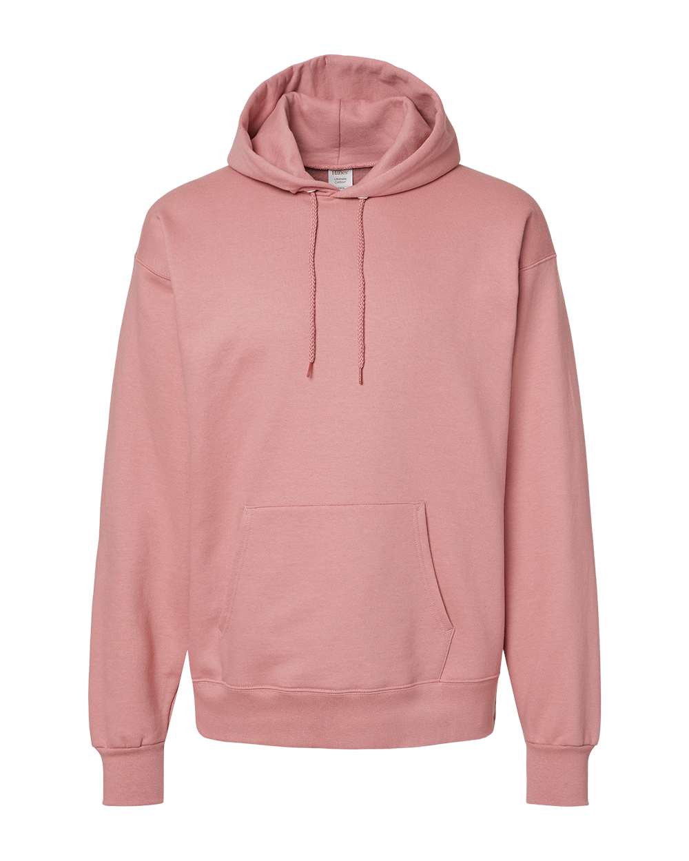Hanes F170 Unisex Ultimate Cotton® Hooded Sweatshirt in Mauve
