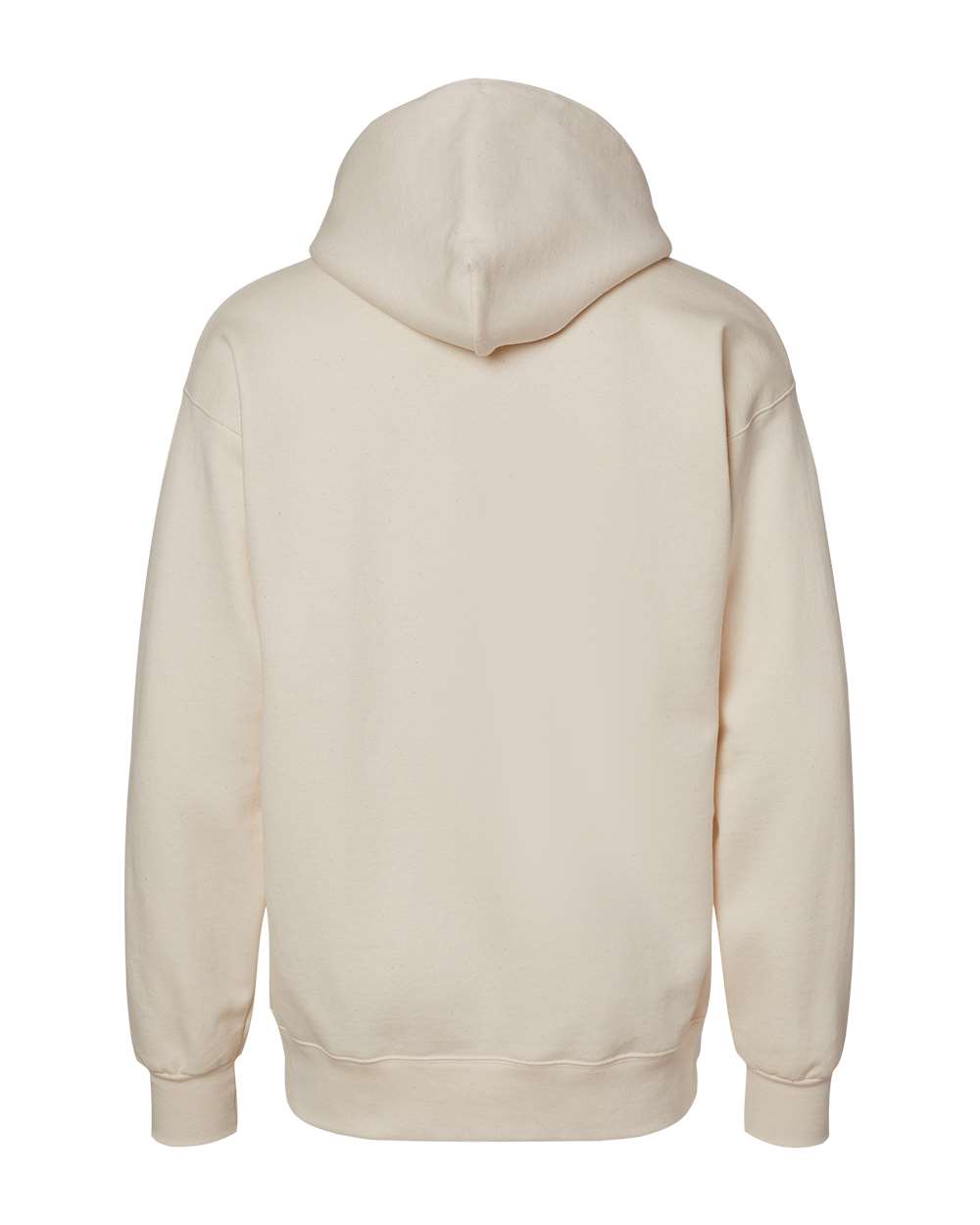 Hanes F170 Unisex Ultimate Cotton® Hooded Sweatshirt in Natural, back