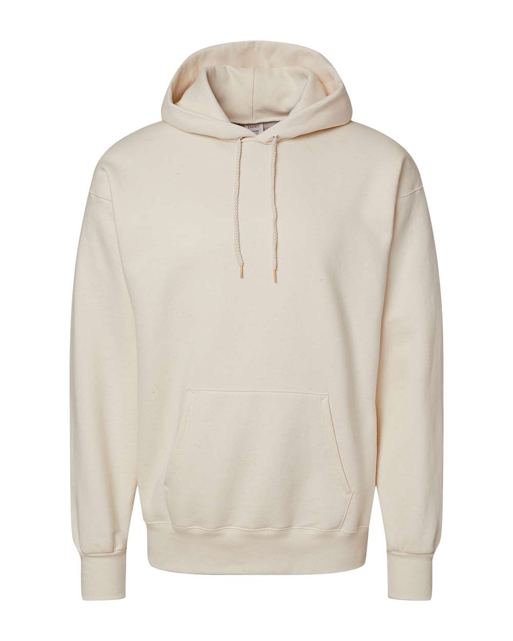Hanes F170 Unisex Ultimate Cotton® Hooded Sweatshirt in Natural