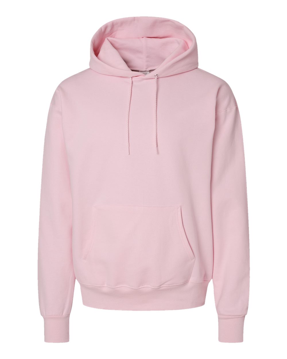 Hanes F170 Unisex Ultimate Cotton® Hooded Sweatshirt in Pale Pink