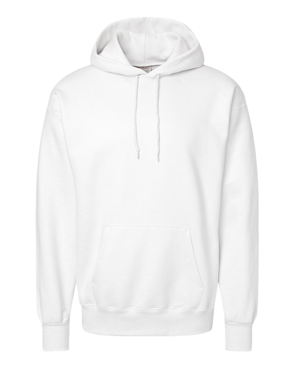Hanes F170 Unisex Ultimate Cotton® Hooded Sweatshirt in White