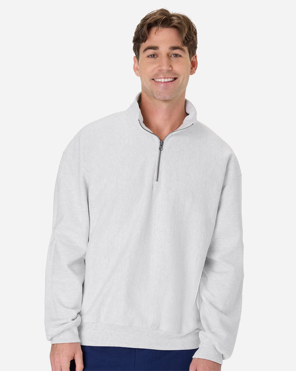 Hanes OG900 Unisex Beefy® Sweats Premium Heavyweight Quarter-Zip Sweatshirt