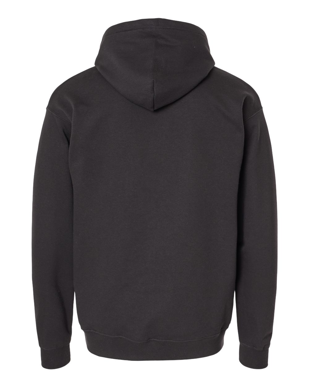 Hanes RS170 Unisex Perfect Sweats Hooded Sweatshirt in Black, back