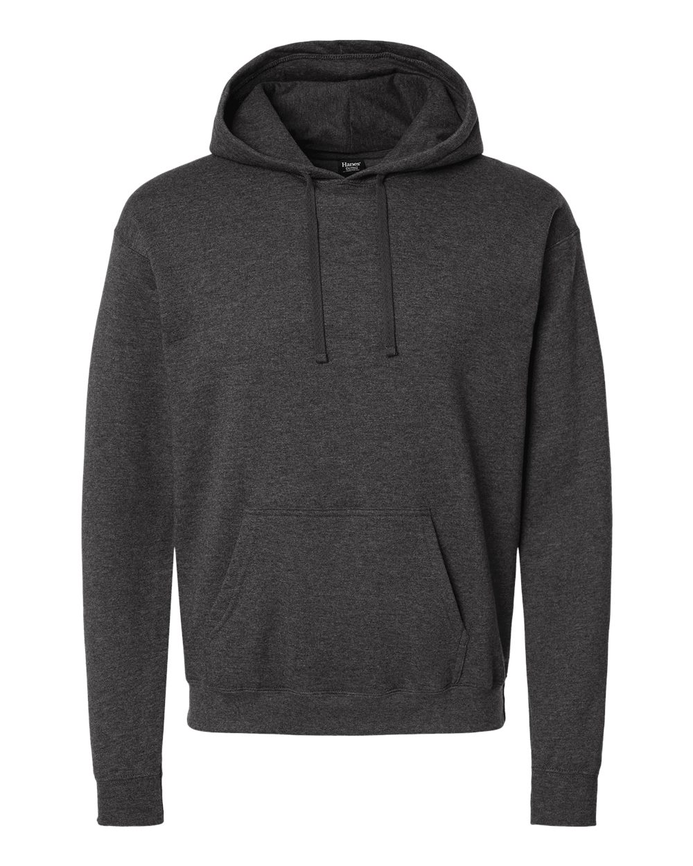 Hanes RS170 Unisex Perfect Sweats Hooded Sweatshirt in Charcoal Heather
