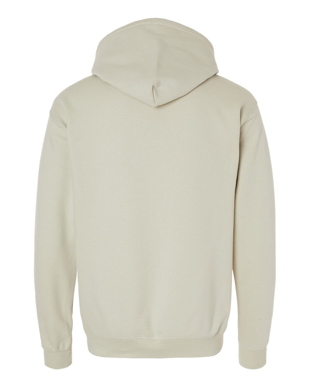 Hanes RS170 Unisex Perfect Sweats Hooded Sweatshirt in Sand, back