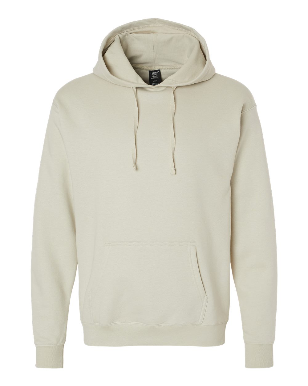 Hanes RS170 Unisex Perfect Sweats Hooded Sweatshirt in Sand