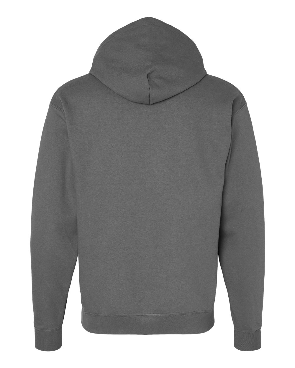 Hanes RS170 Unisex Perfect Sweats Hooded Sweatshirt in Smoke Grey, back