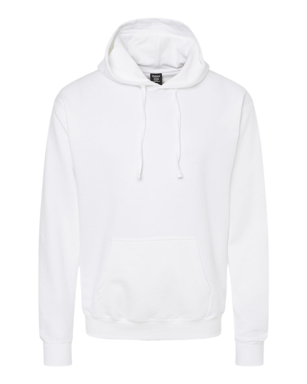 Hanes RS170 Unisex Perfect Sweats Hooded Sweatshirt in White