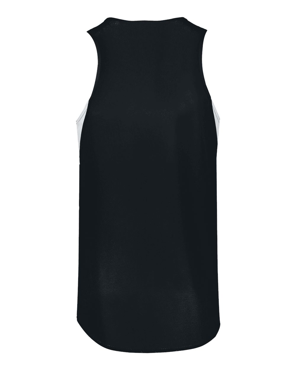 Holloway 221035 Unisex PR Max Track Jersey in Black/ White, back