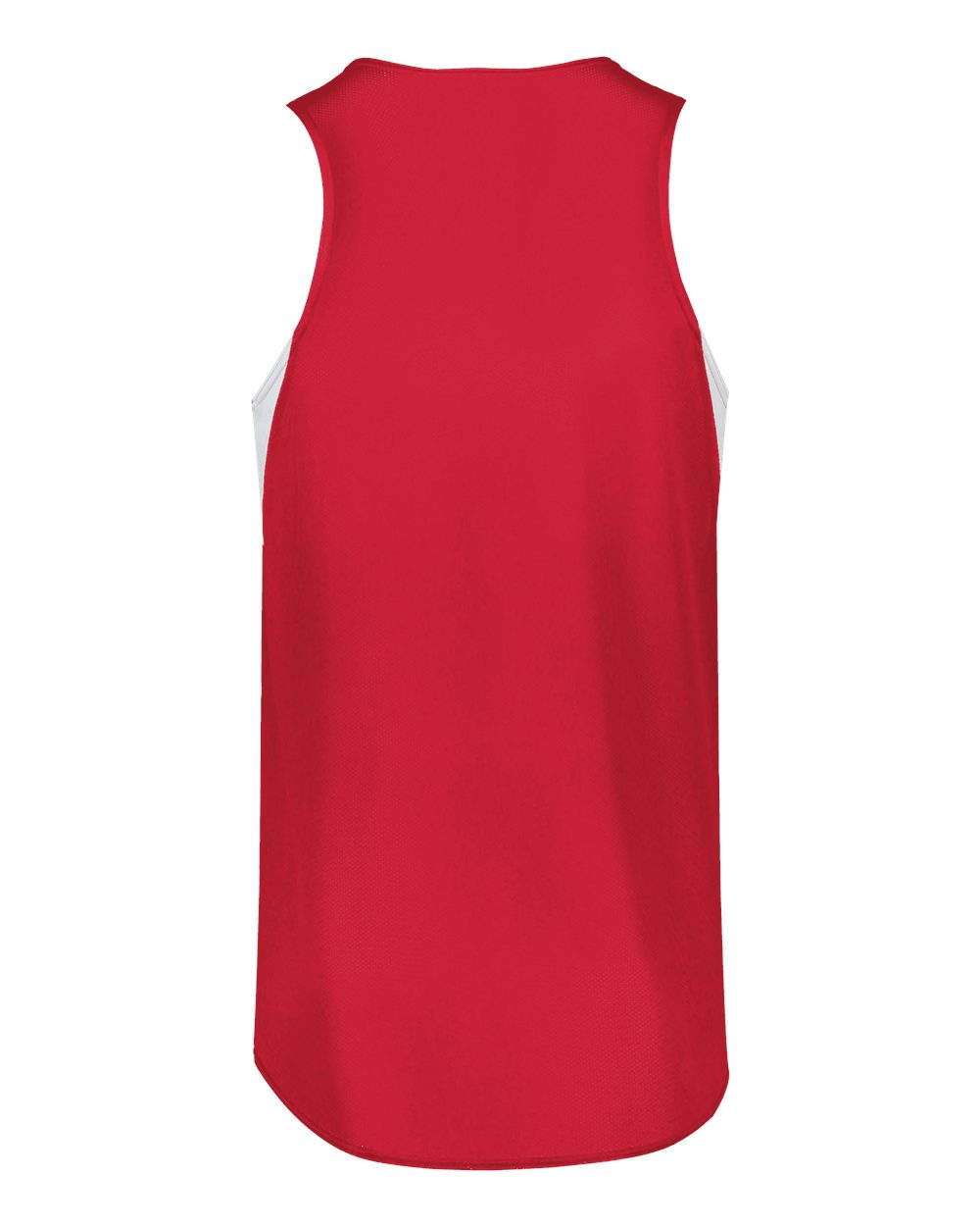 Holloway 221035 Unisex PR Max Track Jersey in Scarlet/ White, back
