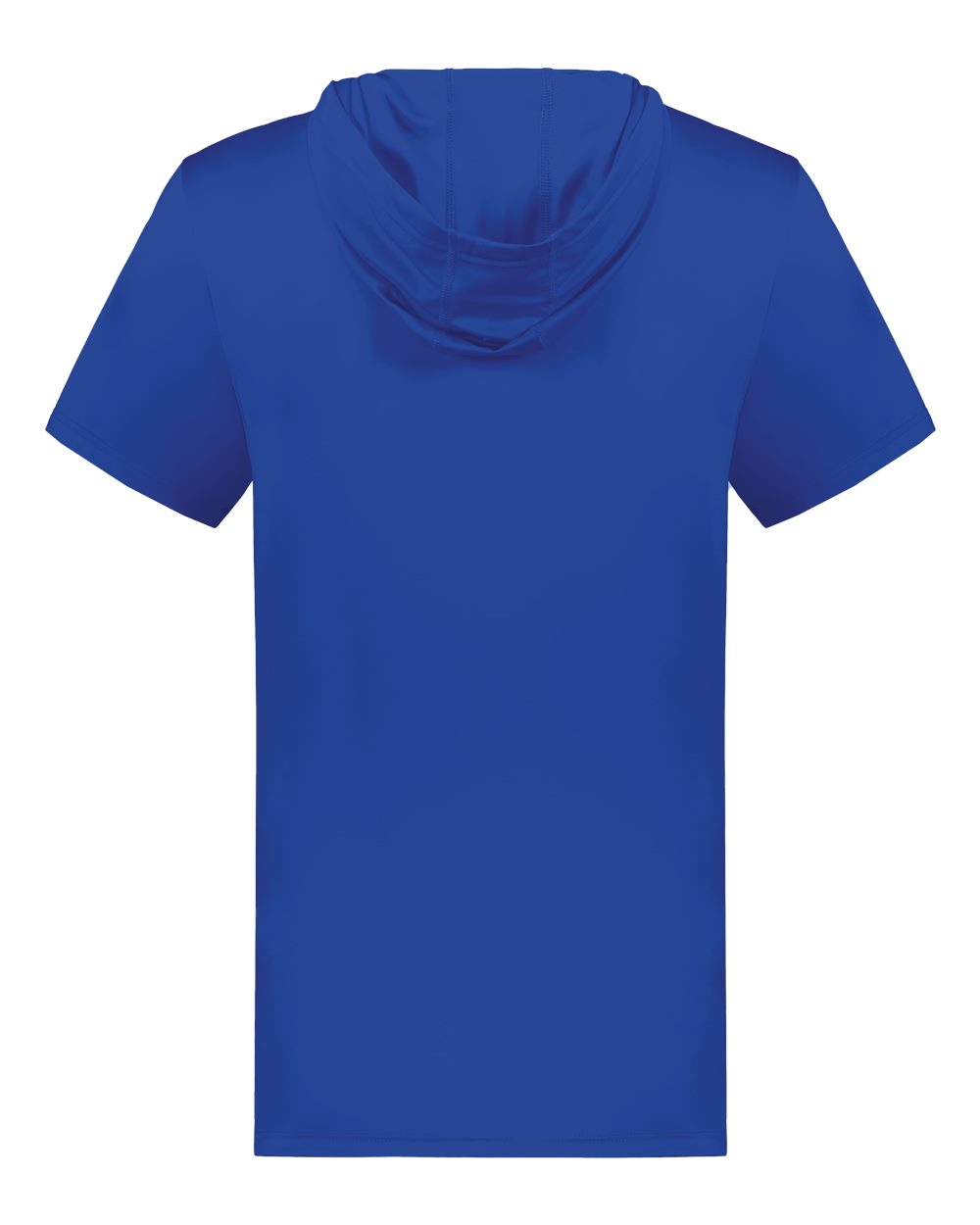 Holloway 222142 Men's Hooded T-Shirt Powered by Coolcore in Royal, back