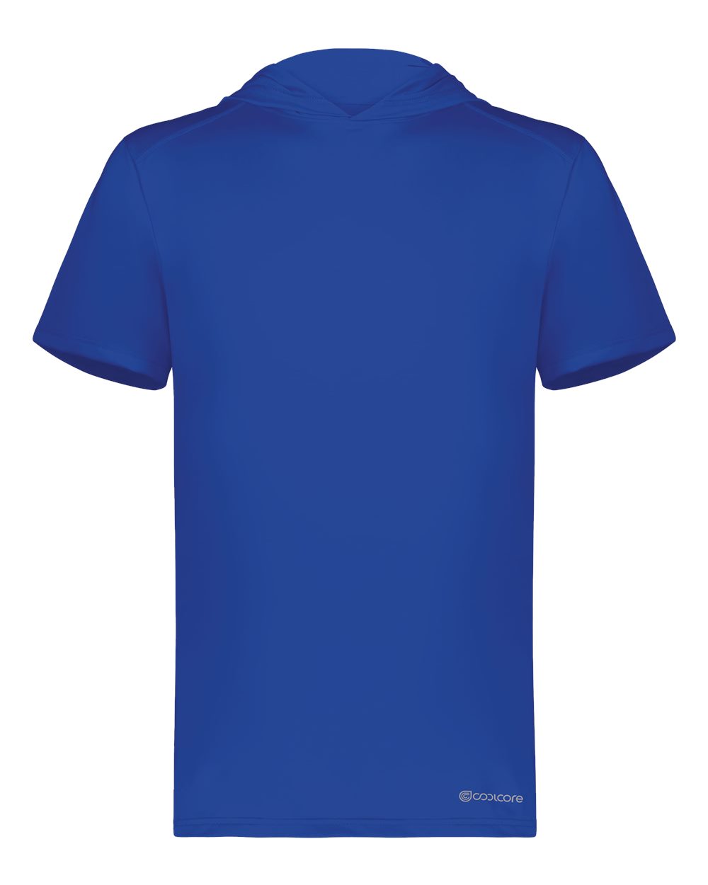 Holloway 222142 Men's Hooded T-Shirt Powered by Coolcore in Royal