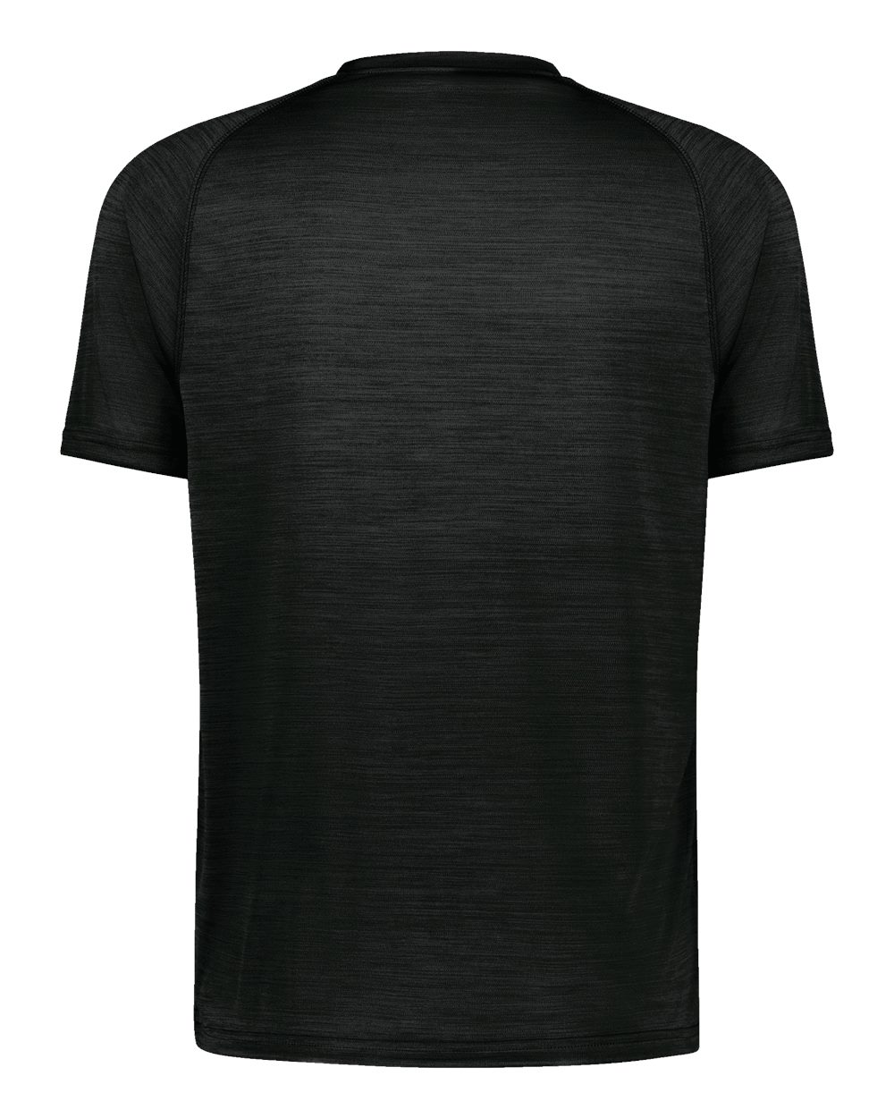 Holloway 222554 Unisex Eco Revive™ All-Pro T-Shirt in Black Heather, back
