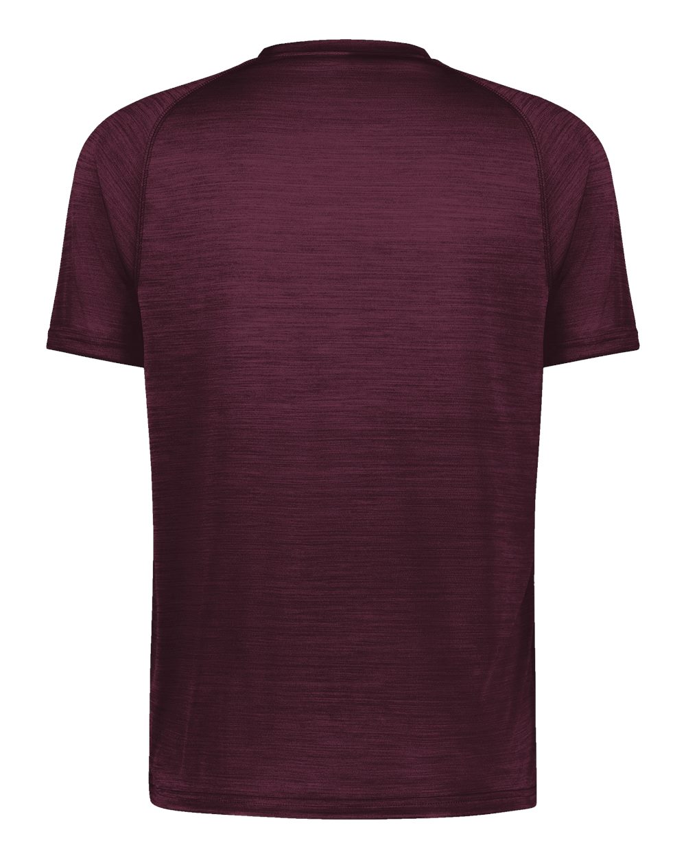 Holloway 222554 Unisex Eco Revive™ All-Pro T-Shirt in Maroon Heather, back
