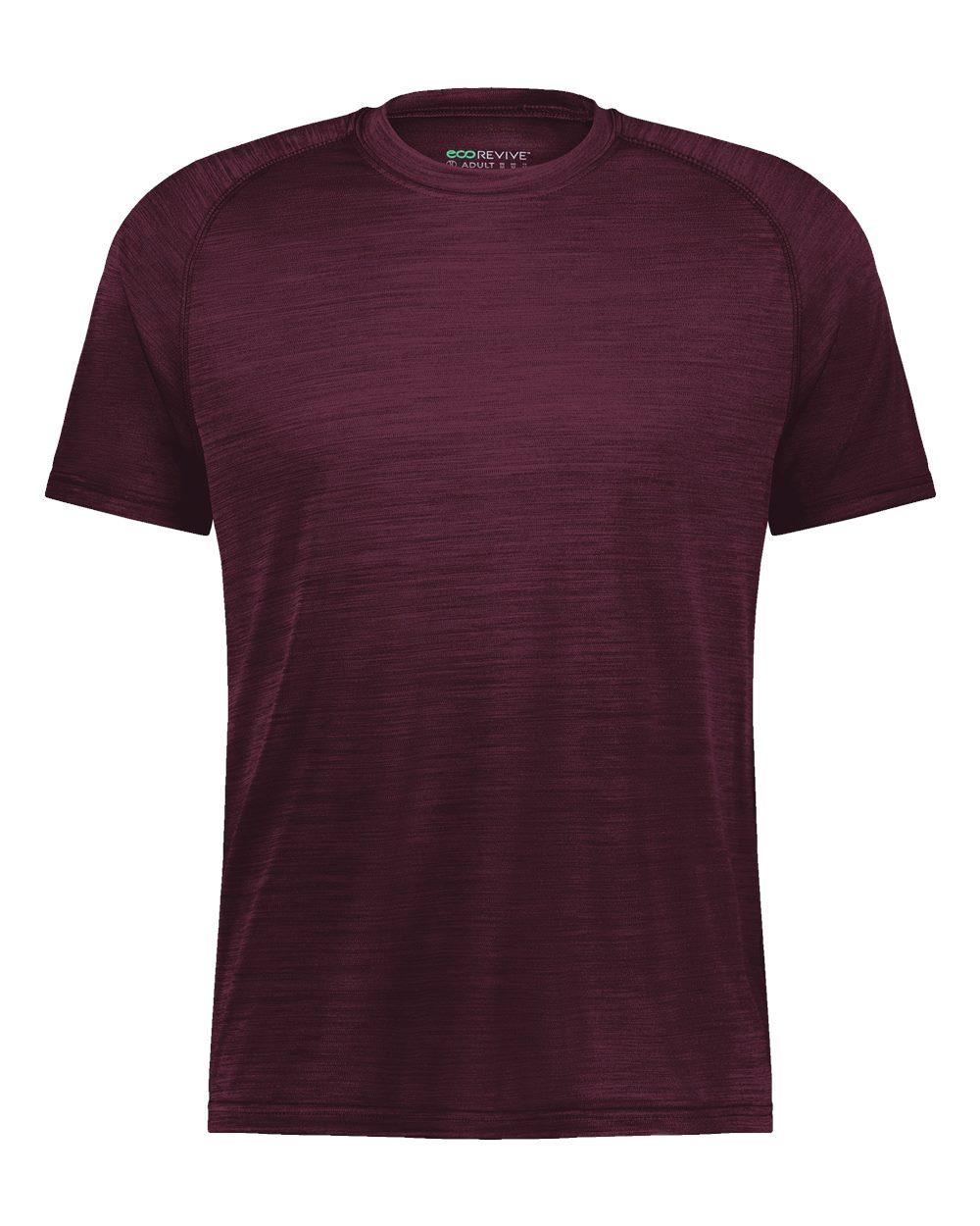 Holloway 222554 Unisex Eco Revive™ All-Pro T-Shirt in Maroon Heather
