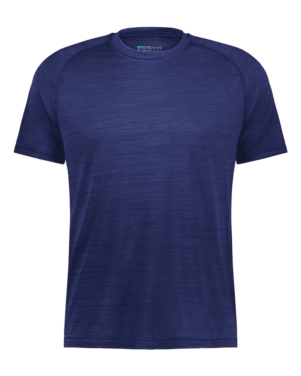 Holloway 222554 Unisex Eco Revive™ All-Pro T-Shirt in Navy Heather