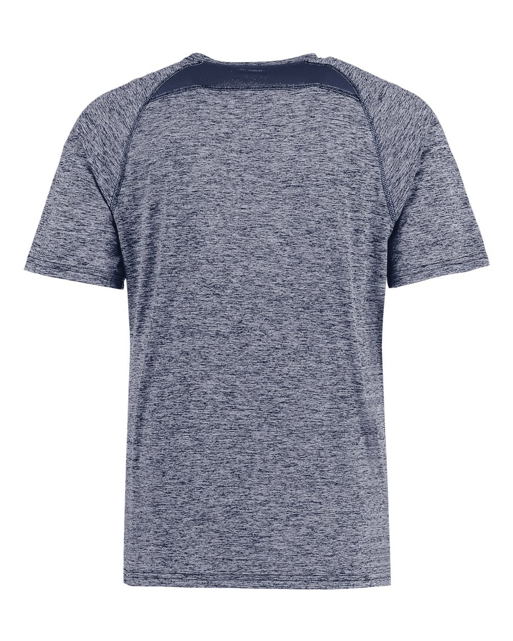 Holloway 222571 Men's Electrify CoolCore® T-Shirt in Navy Heather, back