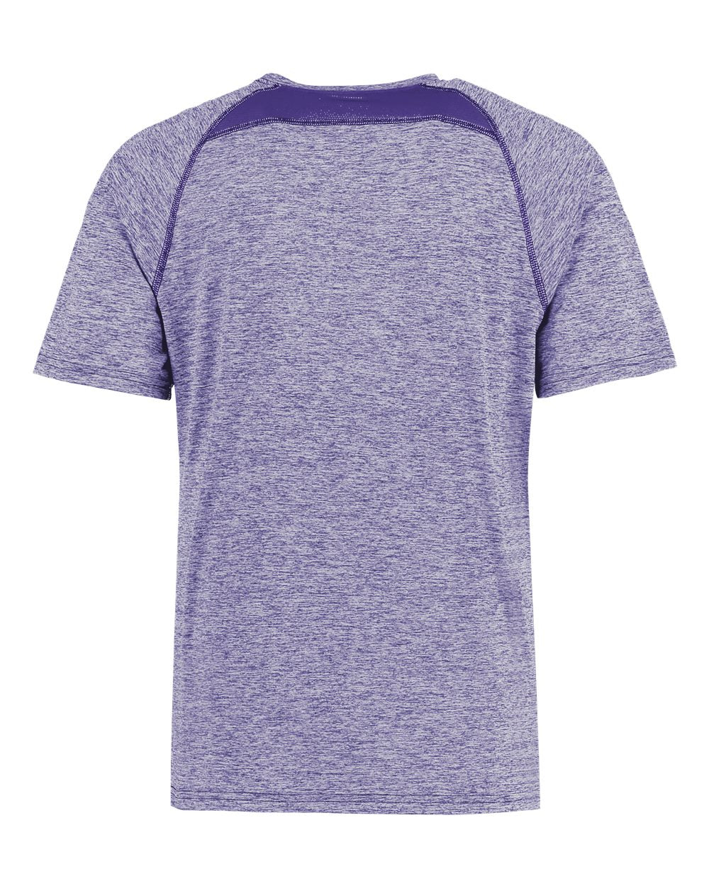 Holloway 222571 Men's Electrify CoolCore® T-Shirt in Purple Heather, back