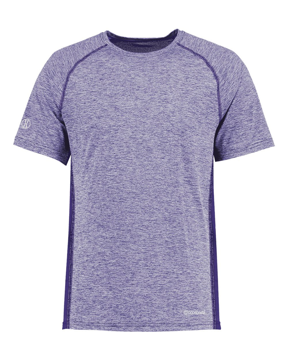 Holloway 222571 Men's Electrify CoolCore® T-Shirt in Purple Heather
