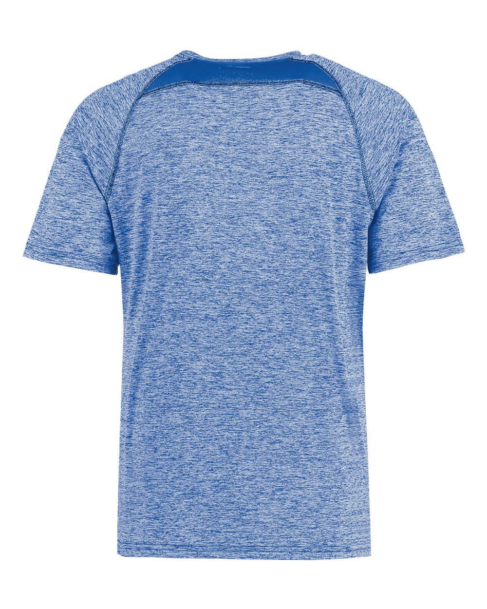 Holloway 222571 Men's Electrify CoolCore® T-Shirt in Royal Heather, back