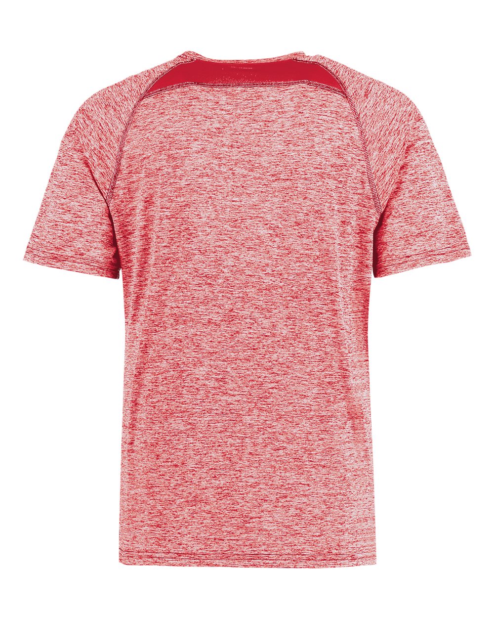 Holloway 222571 Men's Electrify CoolCore® T-Shirt in Scarlet Heather, back
