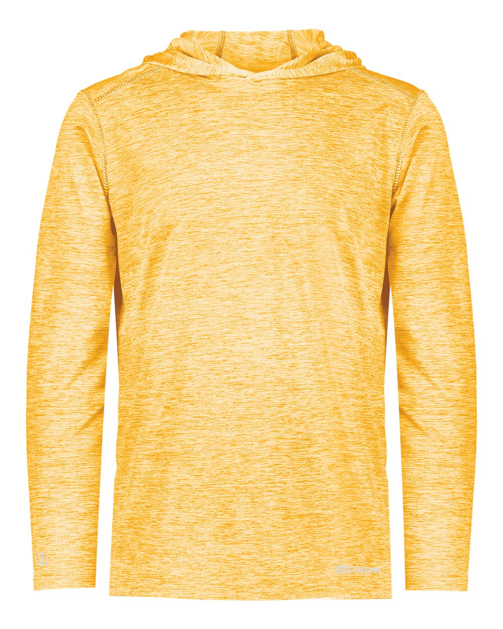 Holloway 222589 Men's Electrify CoolCore® Hooded Sweatshirt in Gold Heather
