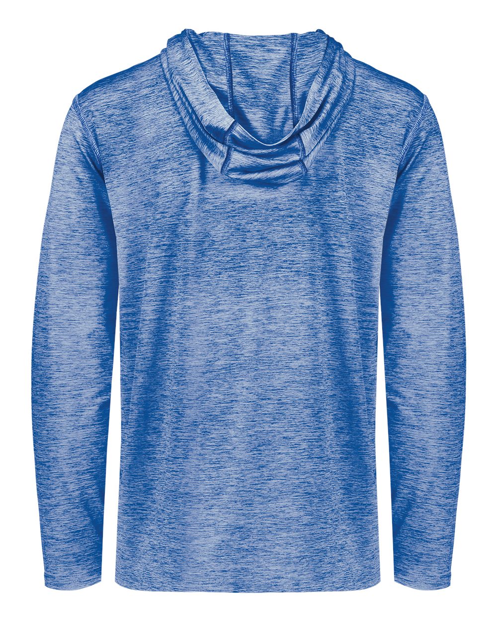 Holloway 222589 Men's Electrify CoolCore® Hooded Sweatshirt in Royal Heather, back