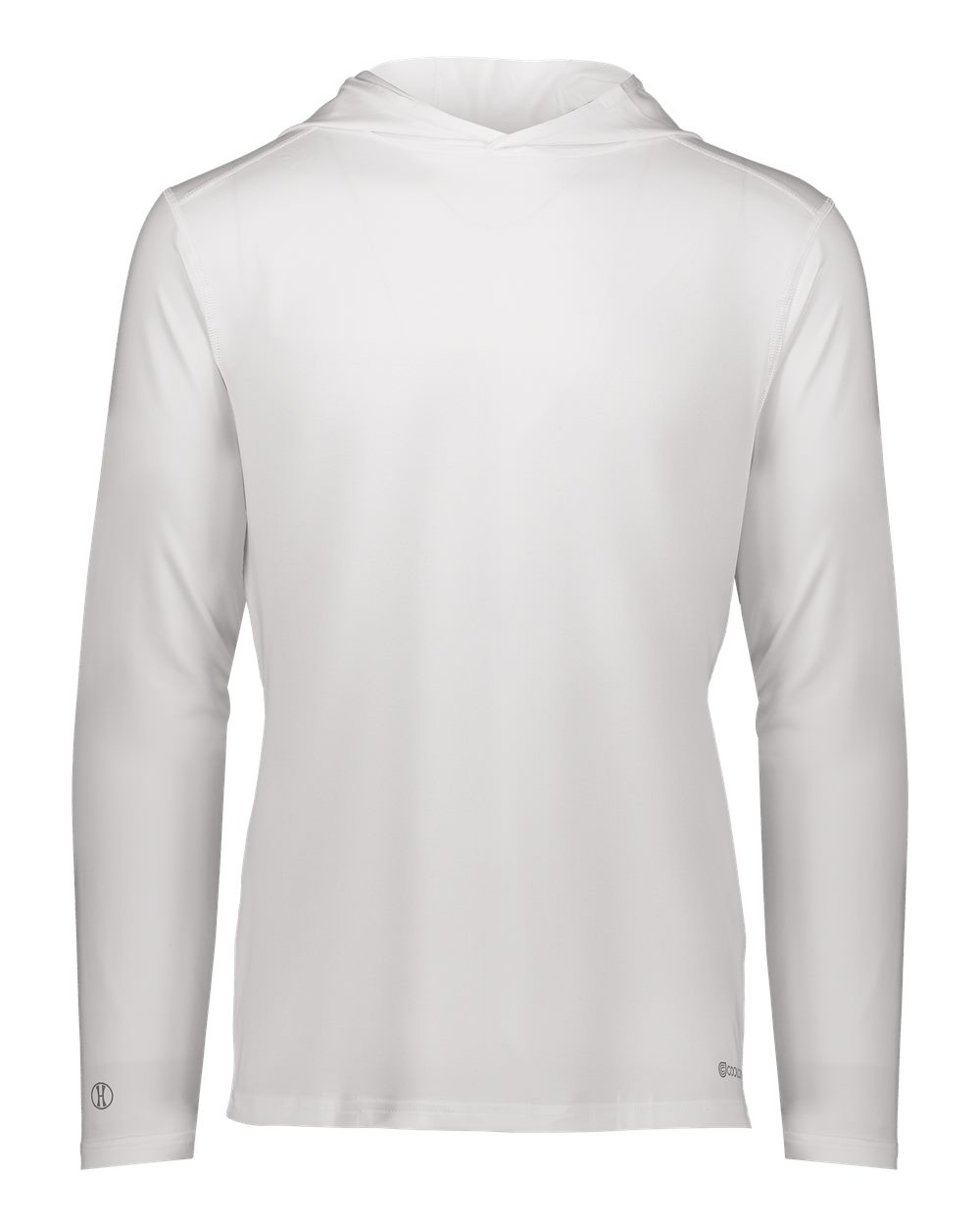 Holloway 222589 Men's Electrify CoolCore® Hooded Sweatshirt in White