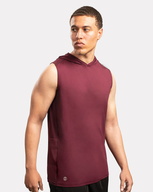 Holloway 222590 Unisex CoolCore® Hooded Sleeveless T-Shirt