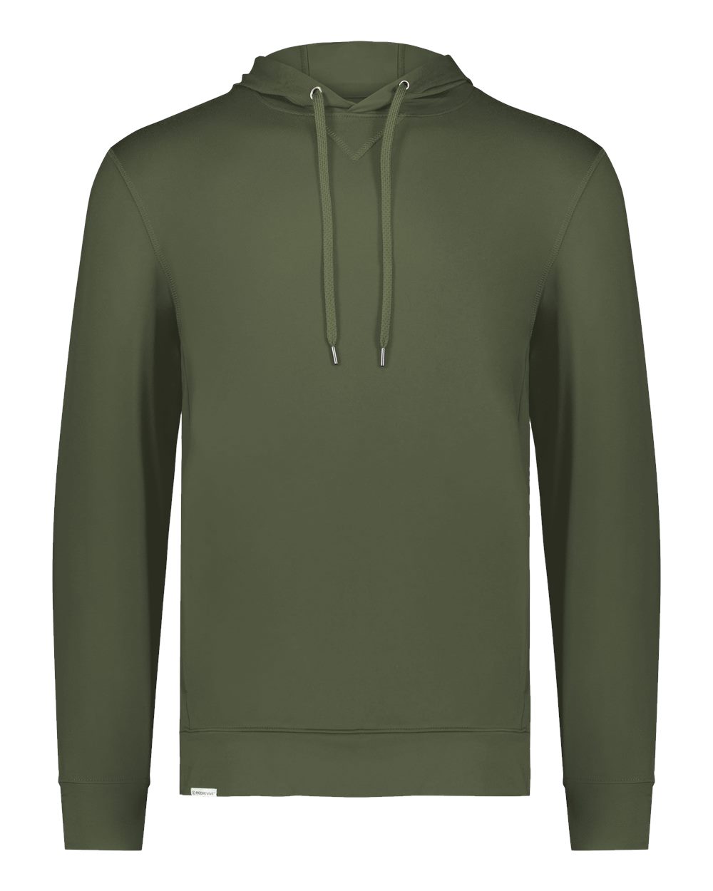 Holloway 222598 Men's Eco Revive™ Ventura Soft Knit Hooded Sweatshirt in Olive