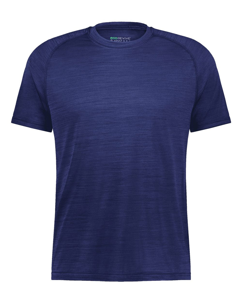 Holloway 222654 Youth Eco Revive™ All-Pro T-Shirt in Navy Heather