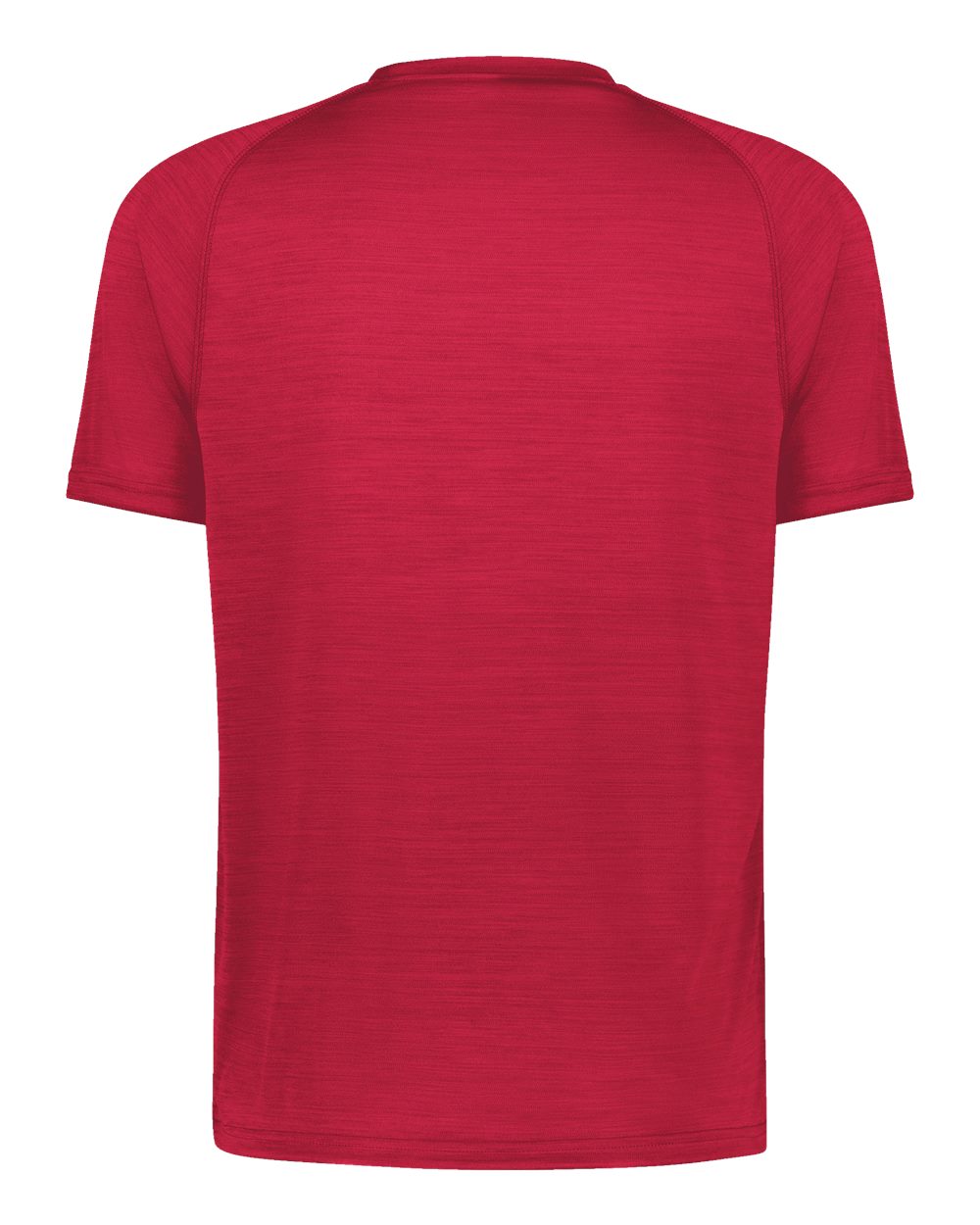 Holloway 222654 Youth Eco Revive™ All-Pro T-Shirt in Scarlet Heather, back