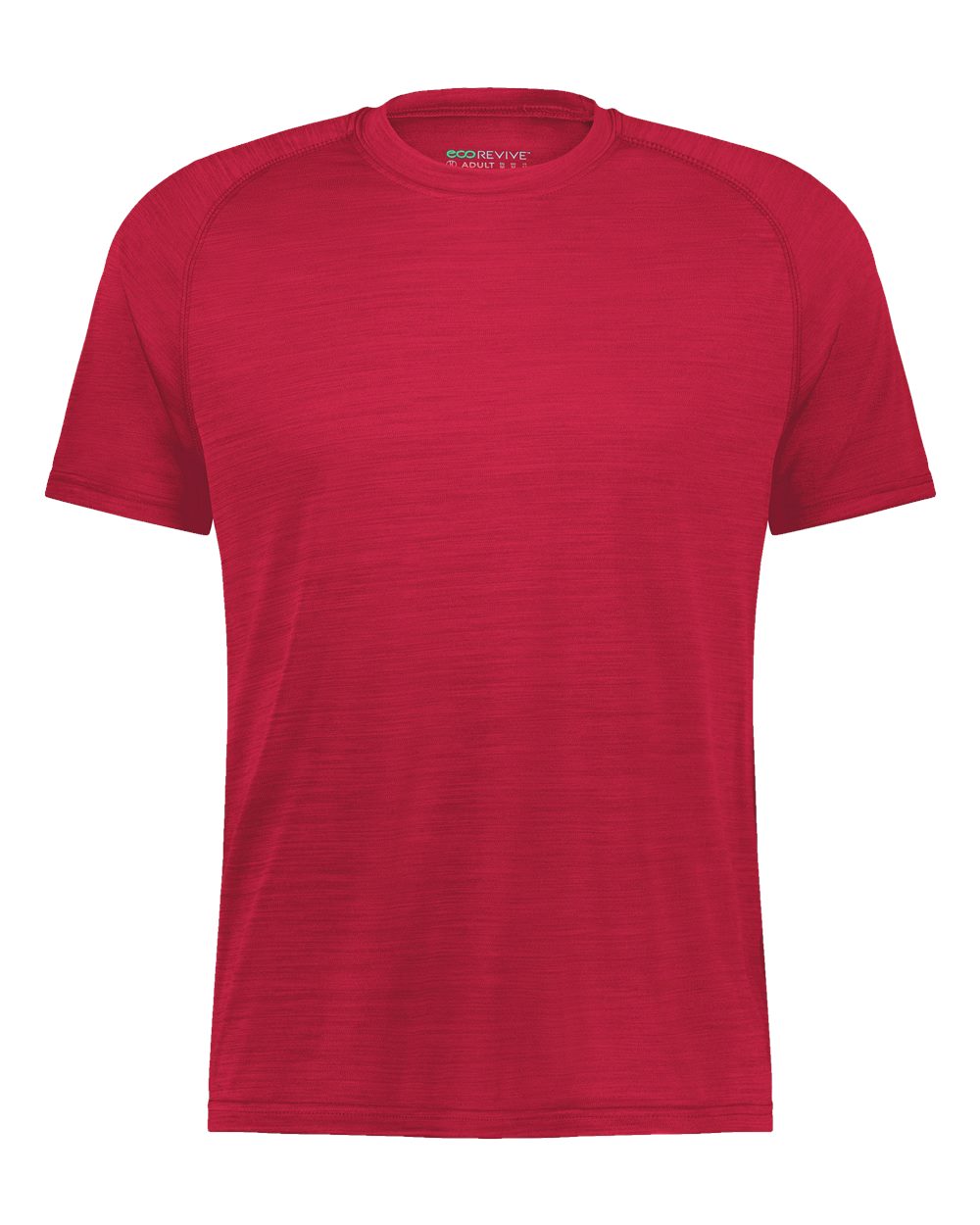 Holloway 222654 Youth Eco Revive™ All-Pro T-Shirt in Scarlet Heather