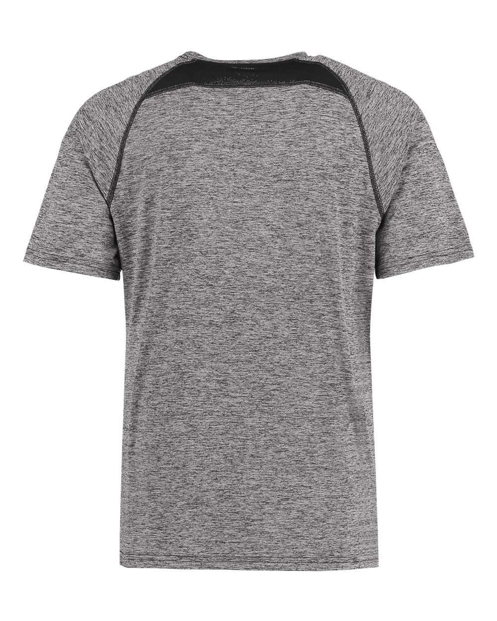 Holloway 222671 Youth Electrify CoolCore® T-Shirt in Black Heather, back