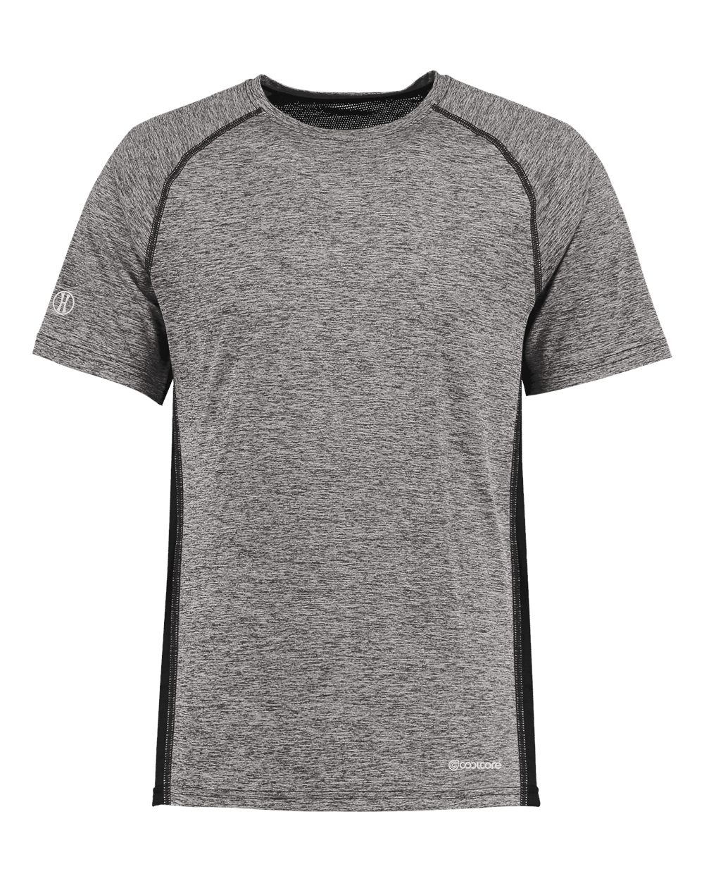 Holloway 222671 Youth Electrify CoolCore® T-Shirt in Black Heather